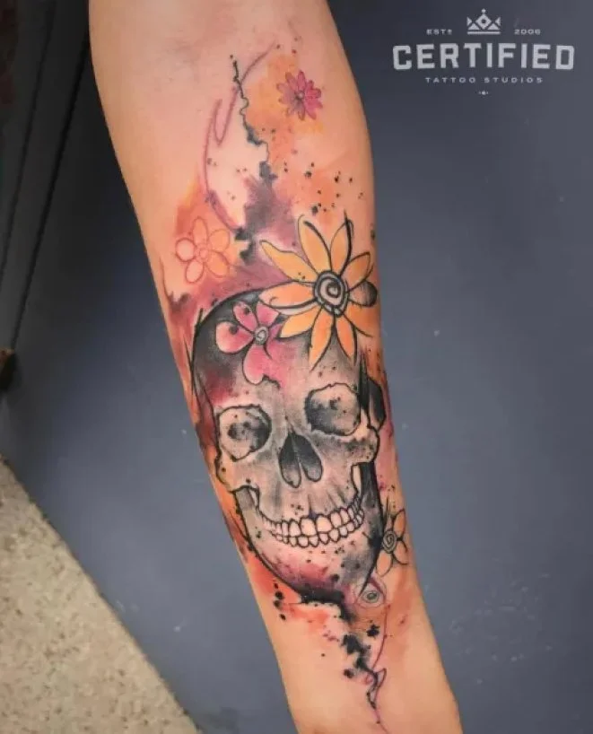Tattoo work by a Certified Academy artist