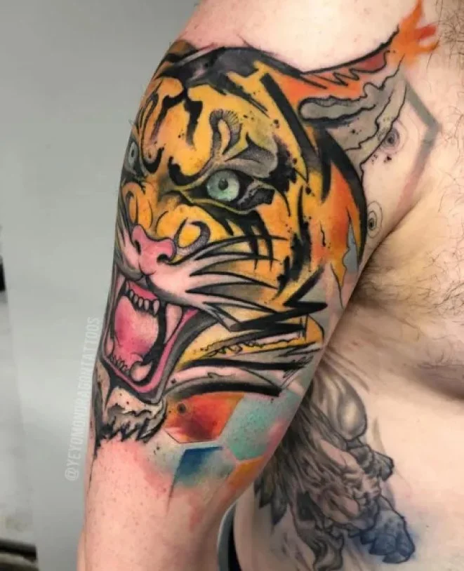 Tattoo work by a Certified Academy artist